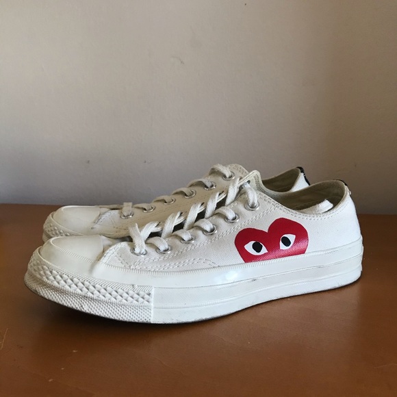 White low top Comme des garçons converse play - Picture 2 of 4